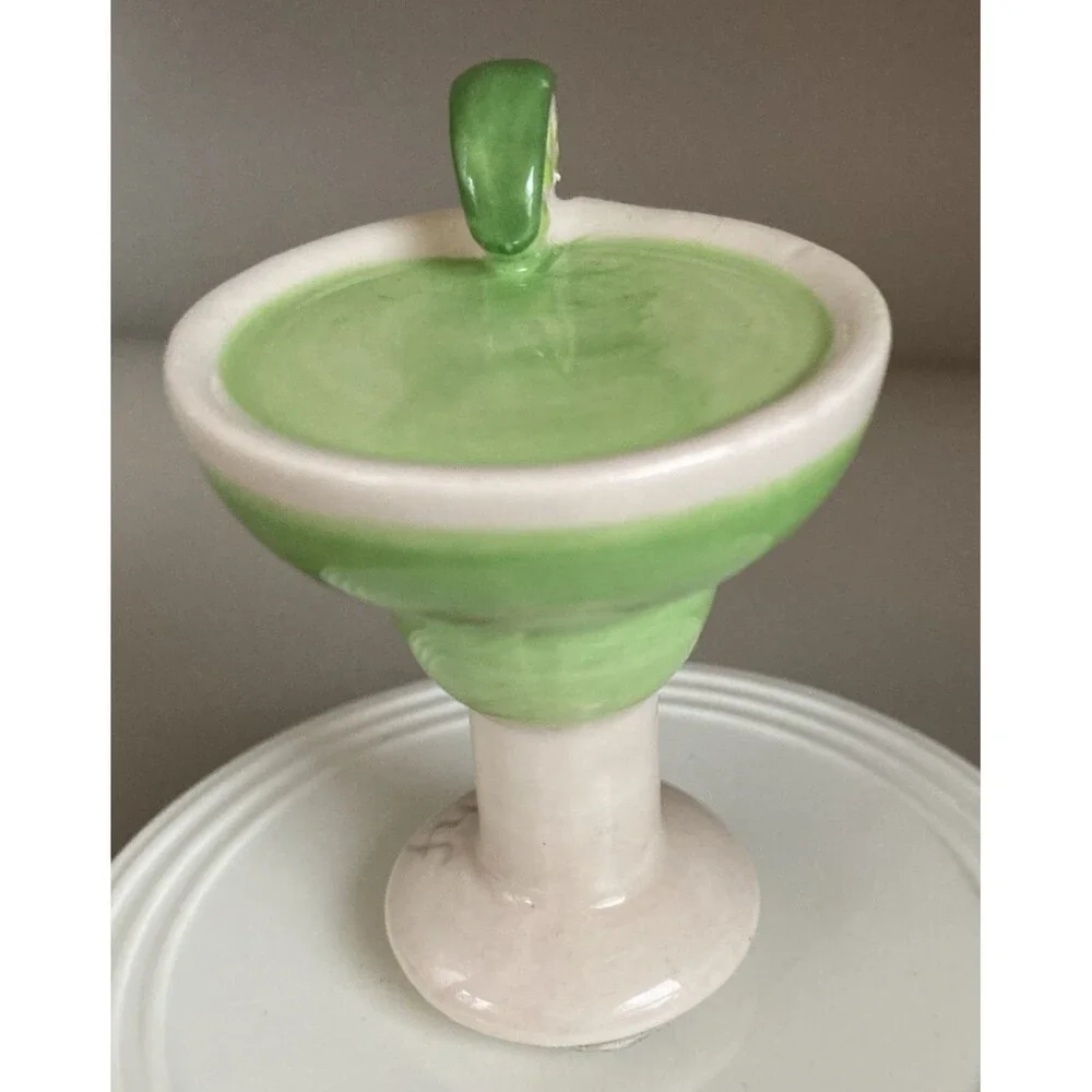 Nora Fleming Lime And Salt Please Margarita Mini Ceramic Platter Charm